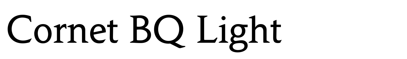 Cornet BQ Light
